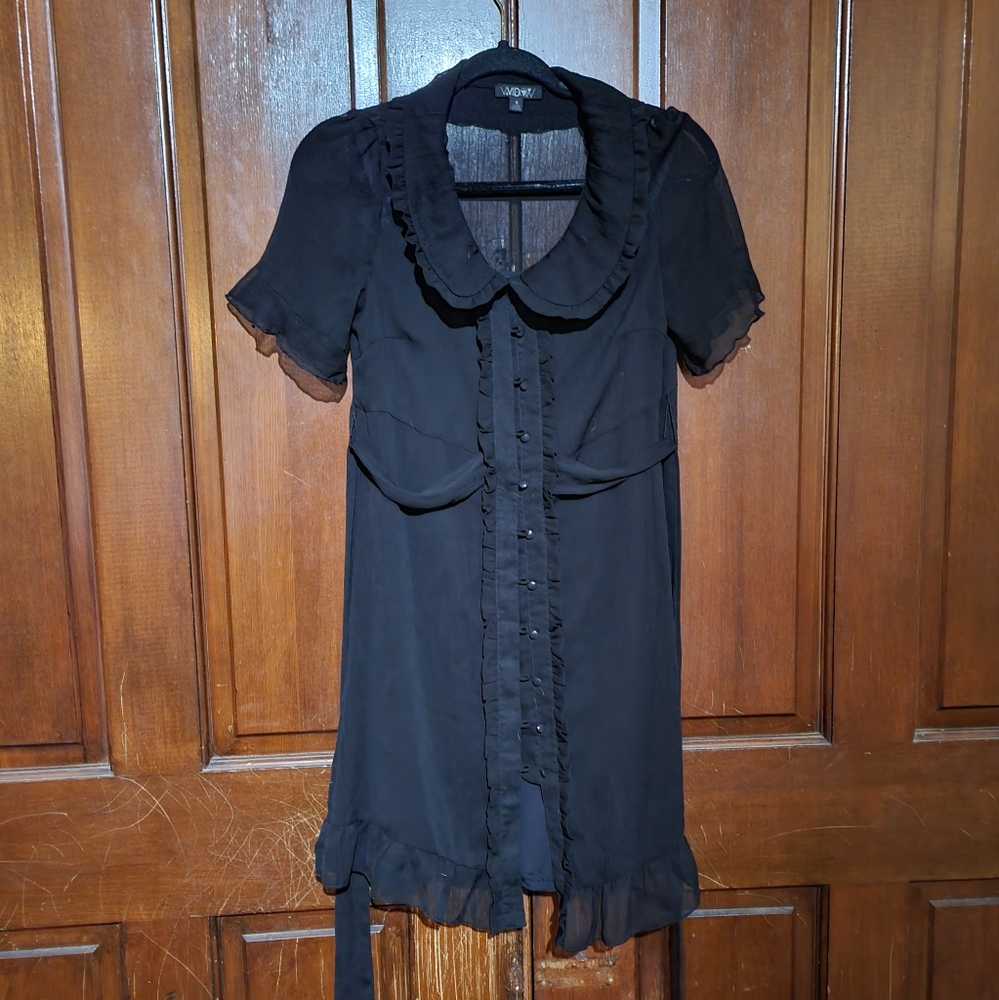 Dollskill Widow Sheer Wednesday Dress